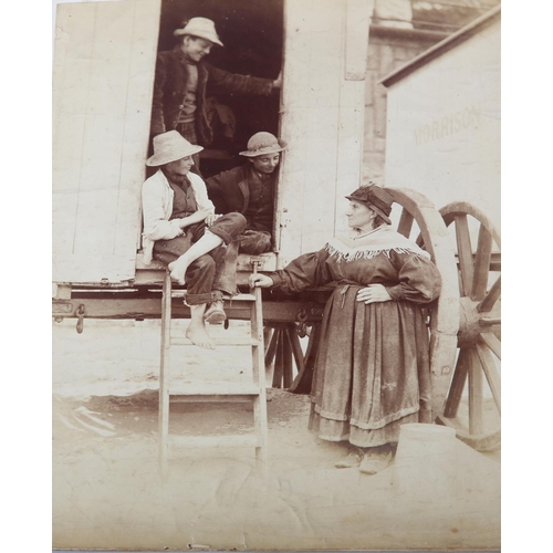 6 - FRANK MEADOW SUTCLIFFE (1853-1941), R Dryden and F Langlands, portrait of Whitby fishermen, Dryden w... 