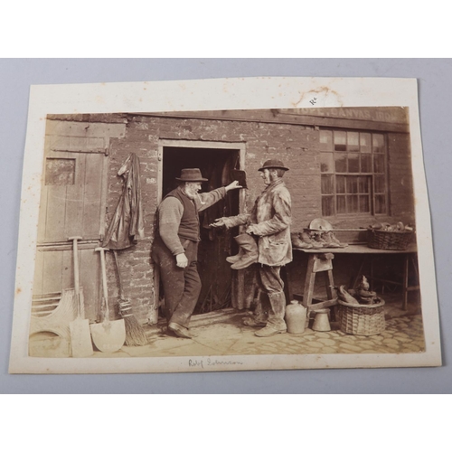 8 - FRANK MEADOW SUTCLIFFE (1853-1941), Robert Johnson, Whitby hardware merchant and workman haggling ov... 