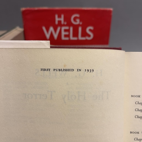 162 - Wells H G: Mind At The End of Its Terror, 1st edition 1945, pub. WM Heinemann Ltd, red cloth and d/w... 