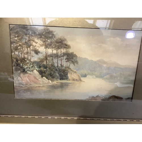 320 - S. Walton, river landscapes, a pair,watercolour, signed to lower left and right, 18.5cm by 31cm,