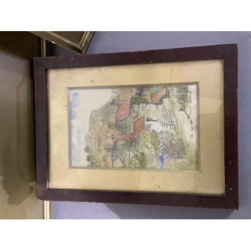 326 - H. Nelson seascapes with shipping, watercolour and gouache, signed to lower right, 10cm by 17cm, a p... 