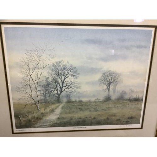 373 - Colour print after Simon Deverill-Atack, Morning Directions, limited edition 118/500, signed in penc... 