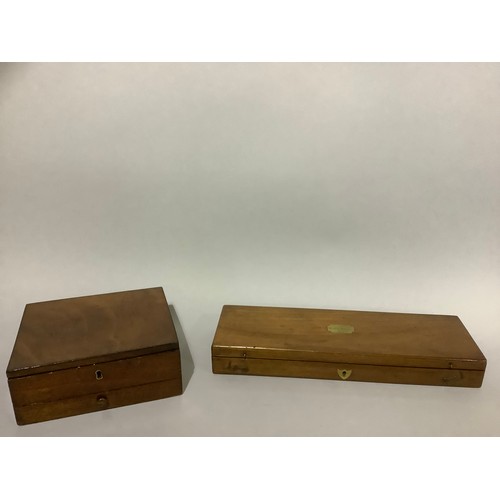 8 - A late 19th/early 20th century artists mahogany paint box by Rowney fitted with ceramic palettes and... 