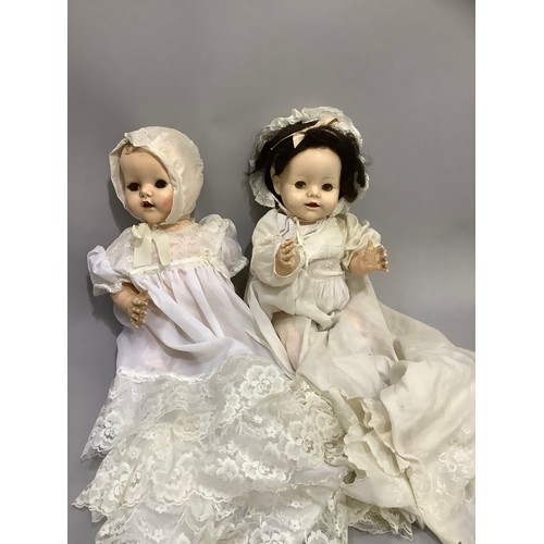 184 - Two Pedigree hard plastic dolls, both with voice box and sleeping eyes