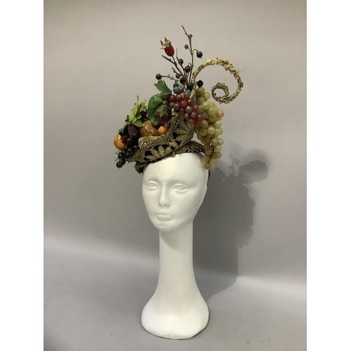 102 - A Royal Shakespeare Company fruit headdress for the character Ceres from The Tempest, as worn by Jam... 