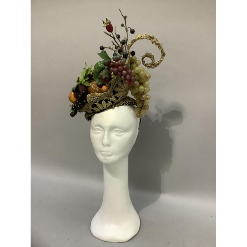 102 - A Royal Shakespeare Company fruit headdress for the character Ceres from The Tempest, as worn by Jam... 