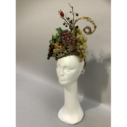 102 - A Royal Shakespeare Company fruit headdress for the character Ceres from The Tempest, as worn by Jam... 