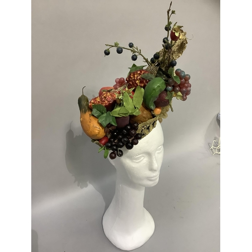 102 - A Royal Shakespeare Company fruit headdress for the character Ceres from The Tempest, as worn by Jam... 