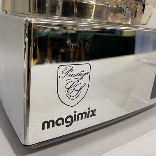 137 - A Magimix Cuisine System automatic, in chrome