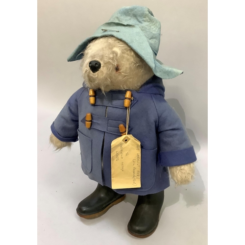 99 - A 1970s Paddington Bear figure with cloth label to rear of neck stating Gabrielle Designs 1972, desi... 