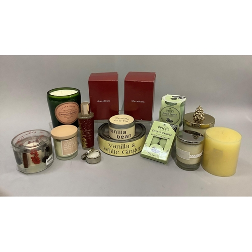 224 - Various candles including Prices, White Company and other makes (unused)