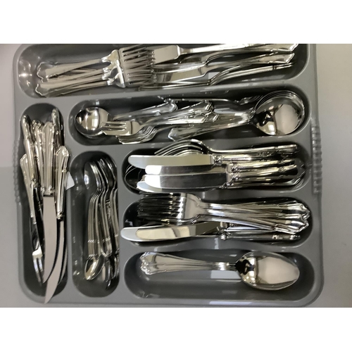 265 - A quantity of stainless steel cutlery