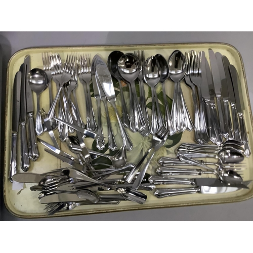 265 - A quantity of stainless steel cutlery