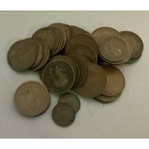 426 - Miscellaneous lot of English and foreign obsolete coinage including approximately 3 kilos of pre-dec... 