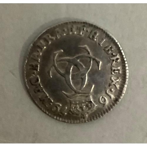 429 - Charles II three pence 1679 A/A in carolus AVF