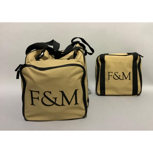 345 - A Fortnum & Mason picnic set with cooler bag and an additional picnic set for four