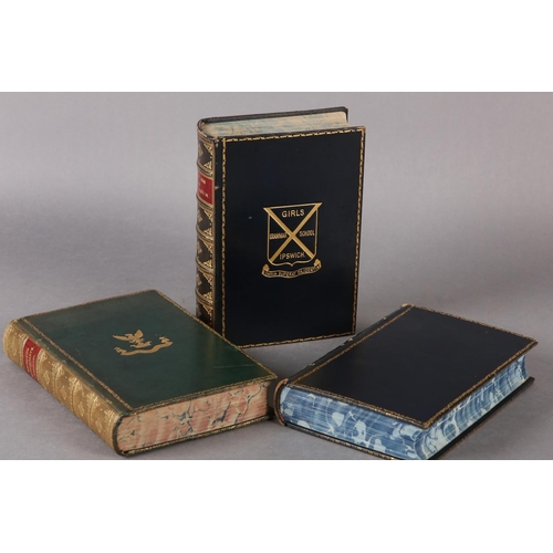 55 - PRIZE BINDINGS: RUSKIN, JOHN - SELECTIONS FROM THE WRITINGS OF JOHN RUSKIN; Lockhart, John Gibson- L... 