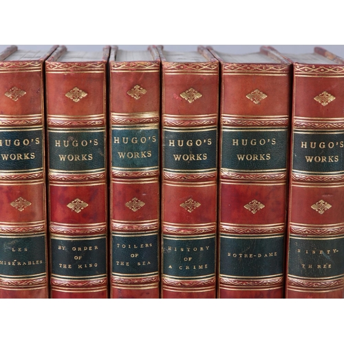 33 - HUGO, VICTOR - HUGO'S WORKS: Notre Dame, Toilers of the Sea, By Order of the King, Les Miserables, N... 