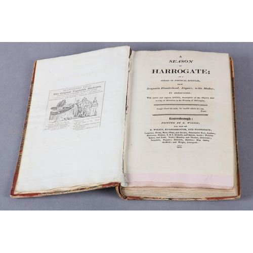 18 - HARROGATE 1811-1835, an usual scrapbook journal of visits to Harrogate during the years 1811-1835 co... 