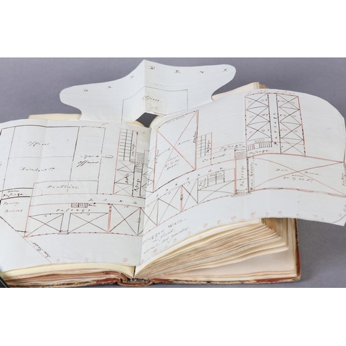 18 - HARROGATE 1811-1835, an usual scrapbook journal of visits to Harrogate during the years 1811-1835 co... 