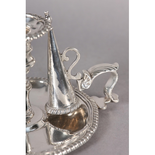 241 - A PAIR OF WILLIAM IV SILVER CHAMBERSTICKS, London 1837, R&S Garrard & Co, retailed by Garrards, Pont... 