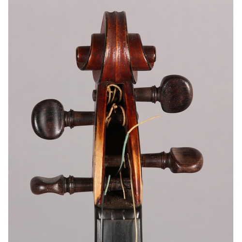 1 - JOSEPH ANTHONY CHANOT, London (1865-1936), a three quarter violin, labelled no. 151 and dated 1911, ... 