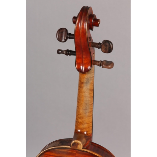 1 - JOSEPH ANTHONY CHANOT, London (1865-1936), a three quarter violin, labelled no. 151 and dated 1911, ... 