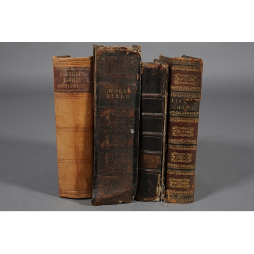 11 - FLEETWOOD, REV J - THE LIFE OF JESUS CHRIST, published 1767 (front board detached) and a further cop... 