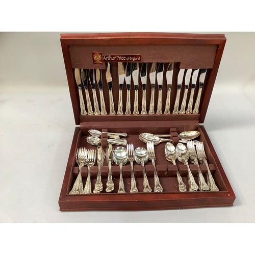 313 - A silver plated canteen of cutlery for eight by Arthur Price