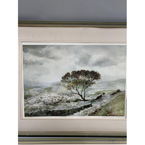 304 - Two Sam Chadwick signed and numbered prints, Burnsall, , no. 276/358 and Ribblesdale, no. 88/425