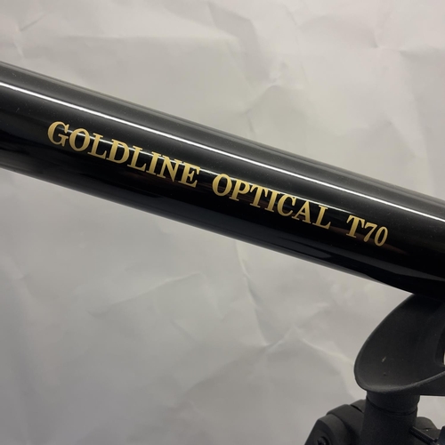 131 - A Goldline Optical T70 on a tripod