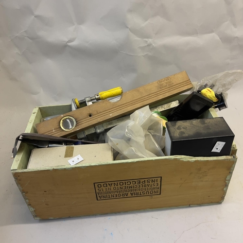 133 - A Hobbymat lathe and pillar drill, along with a box of tools and accessories.