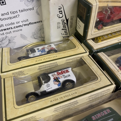 76 - A collection of Corgi, Days Gone and Oxford die cast models, including a Scania Curtainside Trailer ... 