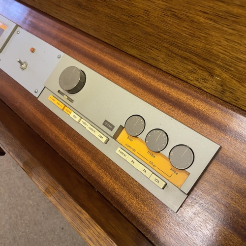 19 - A rare and unusual stereo hifi component system from the late 1960s fitted in a custom built cabinet... 