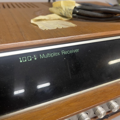 19 - A rare and unusual stereo hifi component system from the late 1960s fitted in a custom built cabinet... 