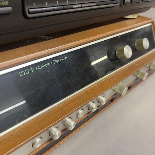 20B - A vintage 1970s Wharfedale 100.1 Multiplex Receiver, along with a Nad 7225PE Receiver and a Technics... 