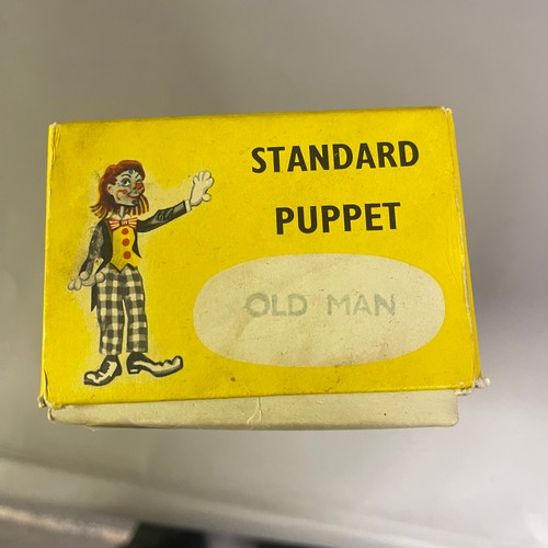 72 - A pair of Pelham Puppets, comprising of Old Man and Cleaning Lady, both boxed