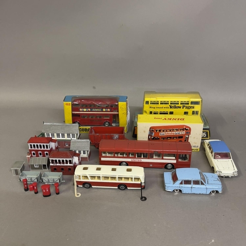 A 1970 Corgi London Transport Outspan Orange Routemaster double