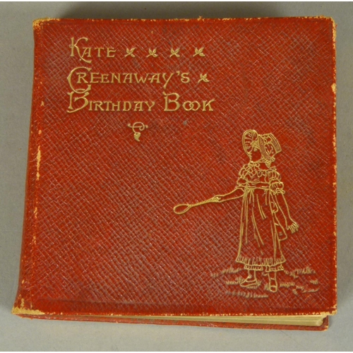 67 - GREENAWAY (Kate illust.) KATE GREENAWAY'S BIRTHDAY BOOK FOR CHILDREN, chromolithographed plates, som... 