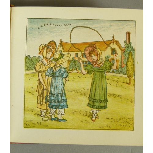 67 - GREENAWAY (Kate illust.) KATE GREENAWAY'S BIRTHDAY BOOK FOR CHILDREN, chromolithographed plates, som... 