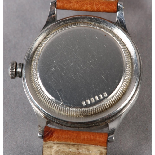 239 - A ROLEX GENTLEMAN'S REF 4125 KINGS-OF-WINGS MANUAL WRISTWATCH, c1943 in stainless steel oyster case ... 