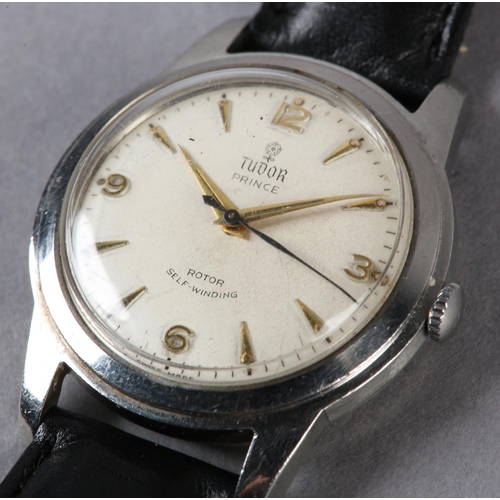 241 - A TUDOR GENTLEMAN'S PRINCE AUTOMATIC WRISTWATCH, c1973, ref 1431 in stainless steel case no 801550, ... 