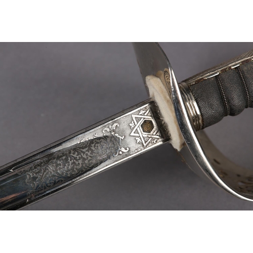 10 - A GEORGE V INFANTRY OFFICER'S SWORD, 1895 PATTERN by Henry Wilkinson Pall Mall, blade length 32.5'' ... 