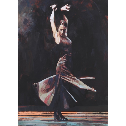 80 - ARR FLETCHER SIBTHORP (b.1967), Black on black, colour print, limited edition no. 7/195, titled vers... 