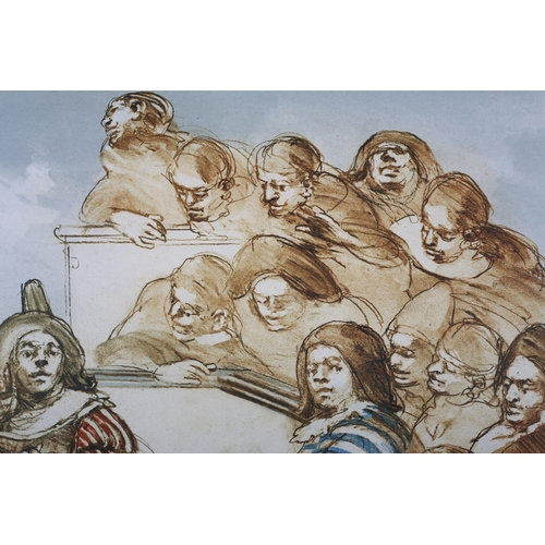 103 - ARR By and after Claude Weisbuch (French 1927-2014), Moliere in the theatre, lithograph, limited edi... 