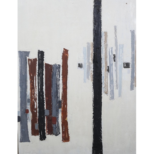 135 - ARR Druie Bowett (1924-1998), Interval, abstract, oil on canvas, signed and (19)64 to lower left, ti... 