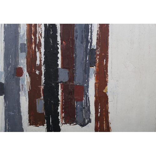 135 - ARR Druie Bowett (1924-1998), Interval, abstract, oil on canvas, signed and (19)64 to lower left, ti... 