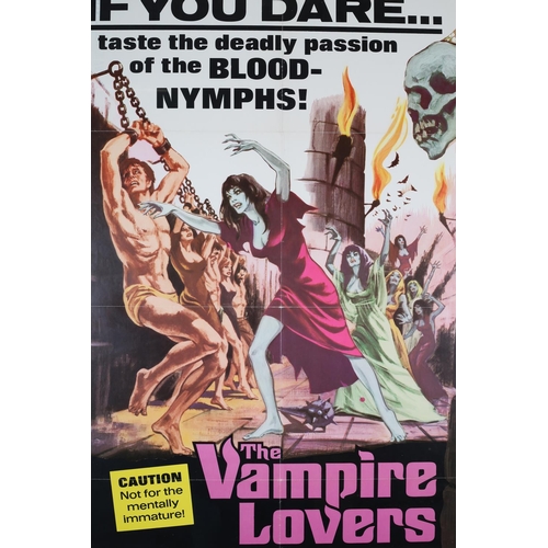 111 - 'The Vampire Lovers', vintage colour lithograph film poster, printed for American International Pict... 