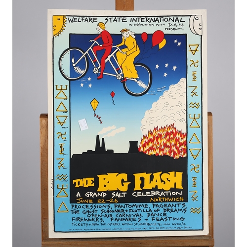 117 - Event posters for productions by the Welfare State International including Raising The Titanic (1983... 