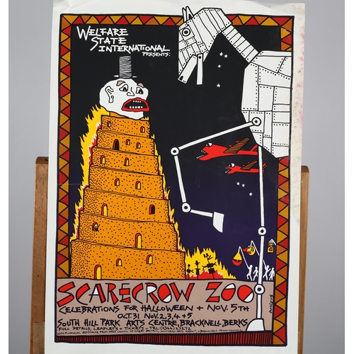 117 - Event posters for productions by the Welfare State International including Raising The Titanic (1983... 